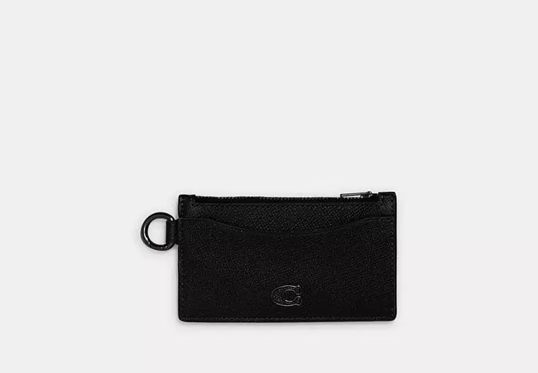 Zip Card Case - Black