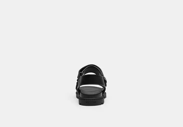 Brynn Sandal - smooth leather/Black