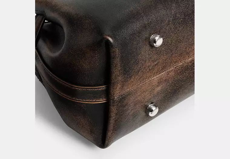 Empire Carryall Bag 34 In Loved Leather - loved leather/Silver/Black Brown