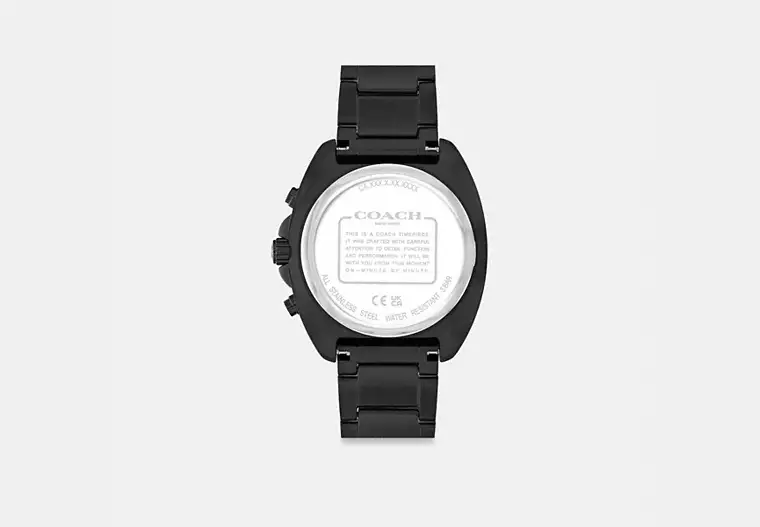 Charter Chronograph Watch, 39 Mm - Black