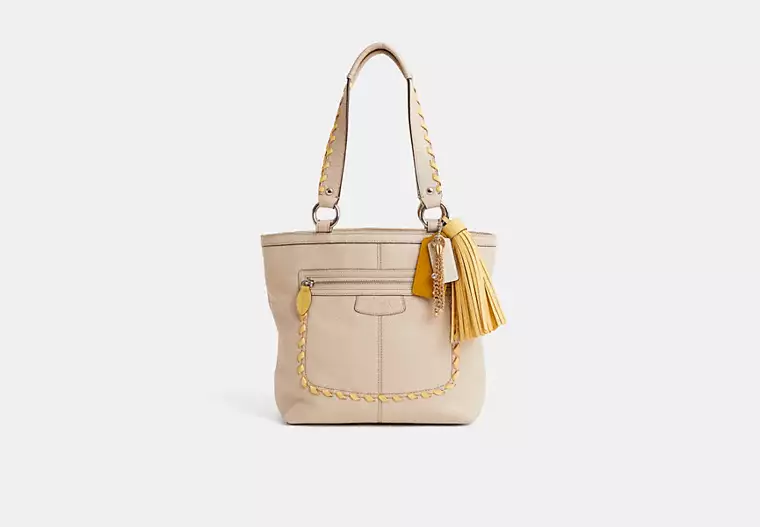 Upcrafted Penelope Lunch Tote - Silver/Beige