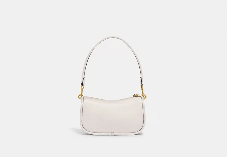 Swinger Bag 20 - smooth leather/Brass/Chalk