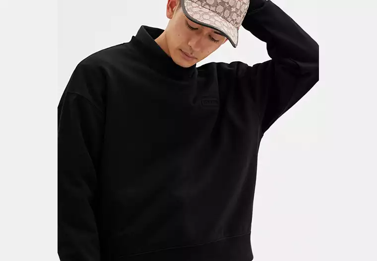 346-essential-crewneck-black-6.webp Essential Crewneck - Black