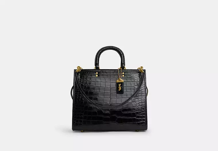 Rogue Bag In Alligator - alligator/Brass/Black
