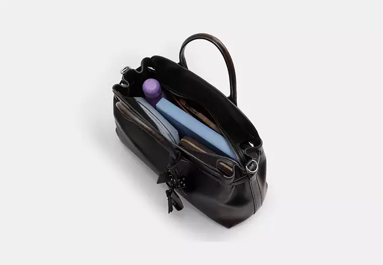 Soft Empire Carryall Bag 40 In Loved Leather - loved leather/Silver/Black Brown