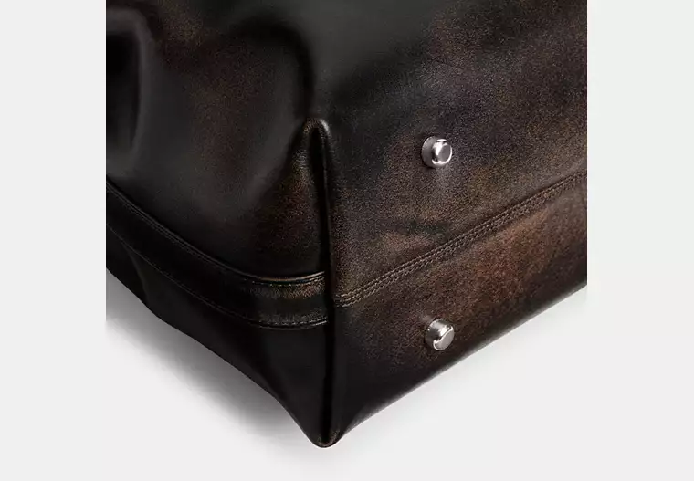 Soft Empire Carryall Bag 40 In Loved Leather - loved leather/Silver/Black Brown