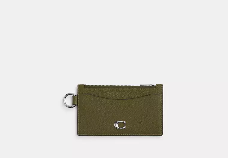 Zip Card Case - Olive