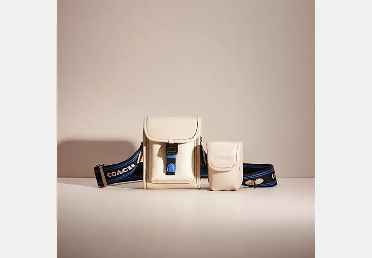 Restored Charter North/South Crossbody With Hybrid Pouch In Colorblock - Steam Multi