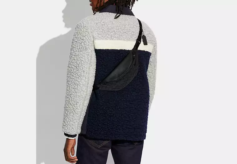 Charter Belt Bag 7 In Signature Canvas - canvas/Charcoal