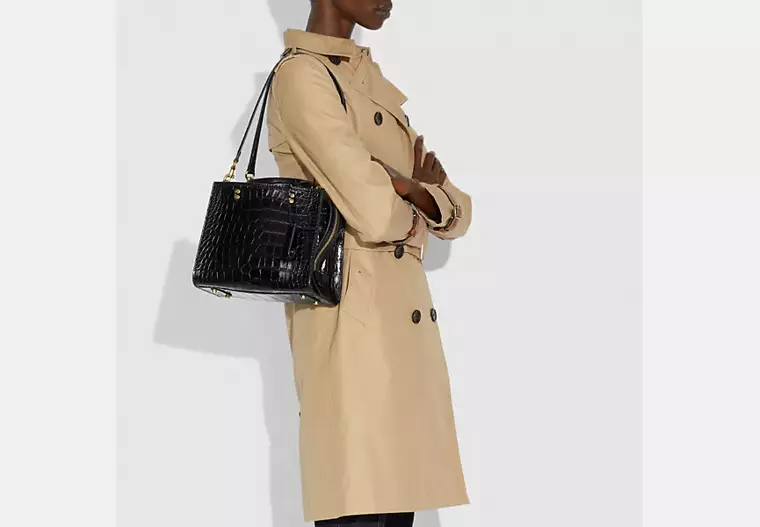 Rogue Bag 25 In Alligator - crocodile/Brass/Black