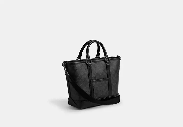 Metropolitan Carryall Bag 22 In Signature Canvas - Charcoal